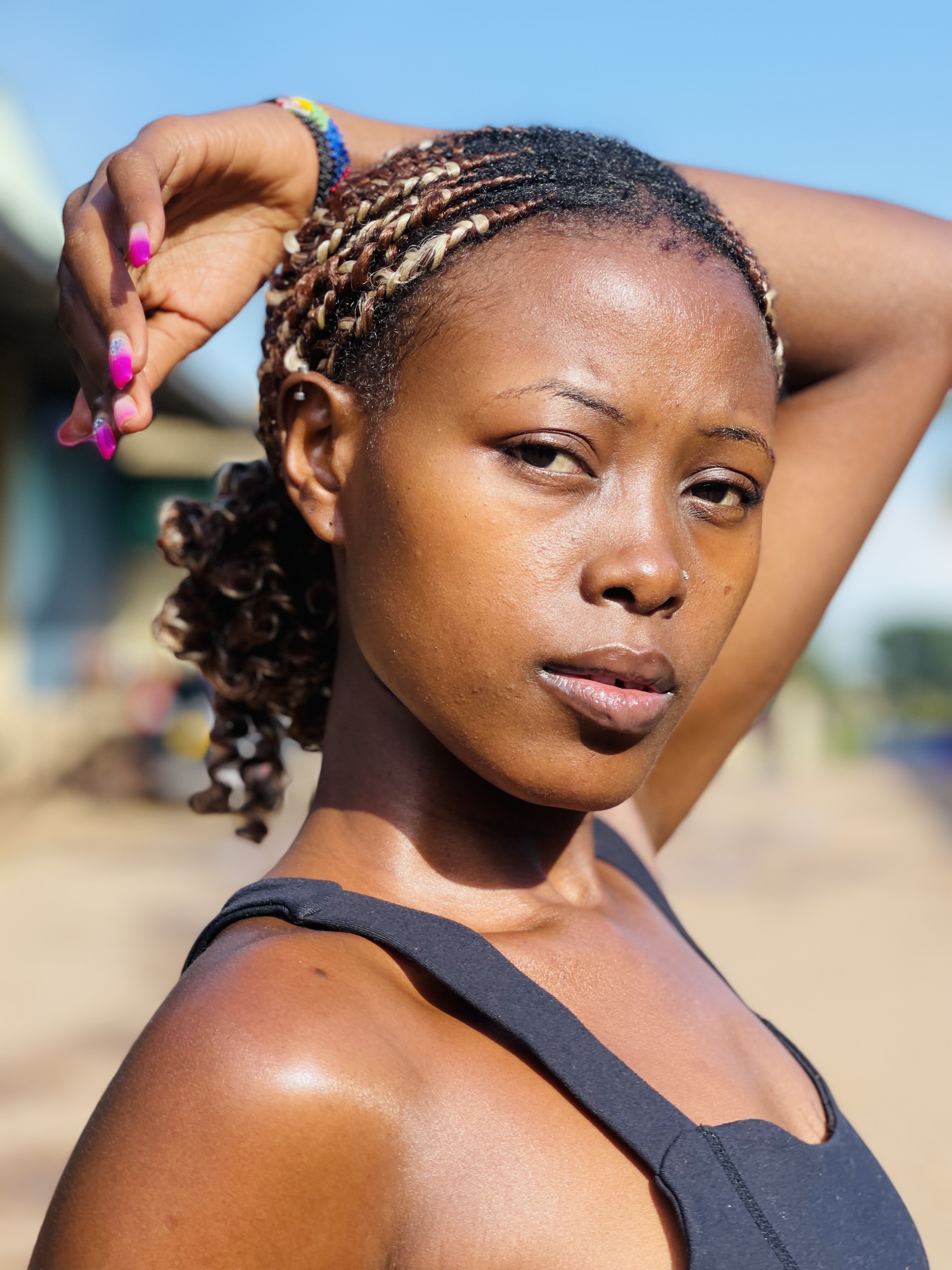 Editorial shoot featuring Accessories outfit