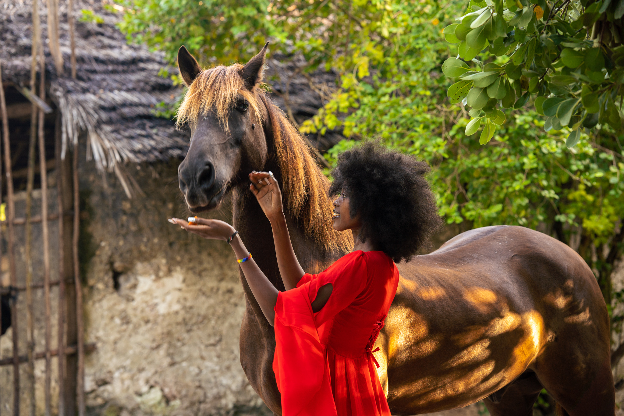 Editorial shoot featuring Evening outfit