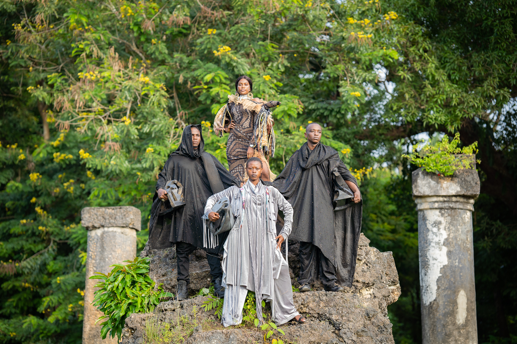 Editorial shoot featuring Evening outfit