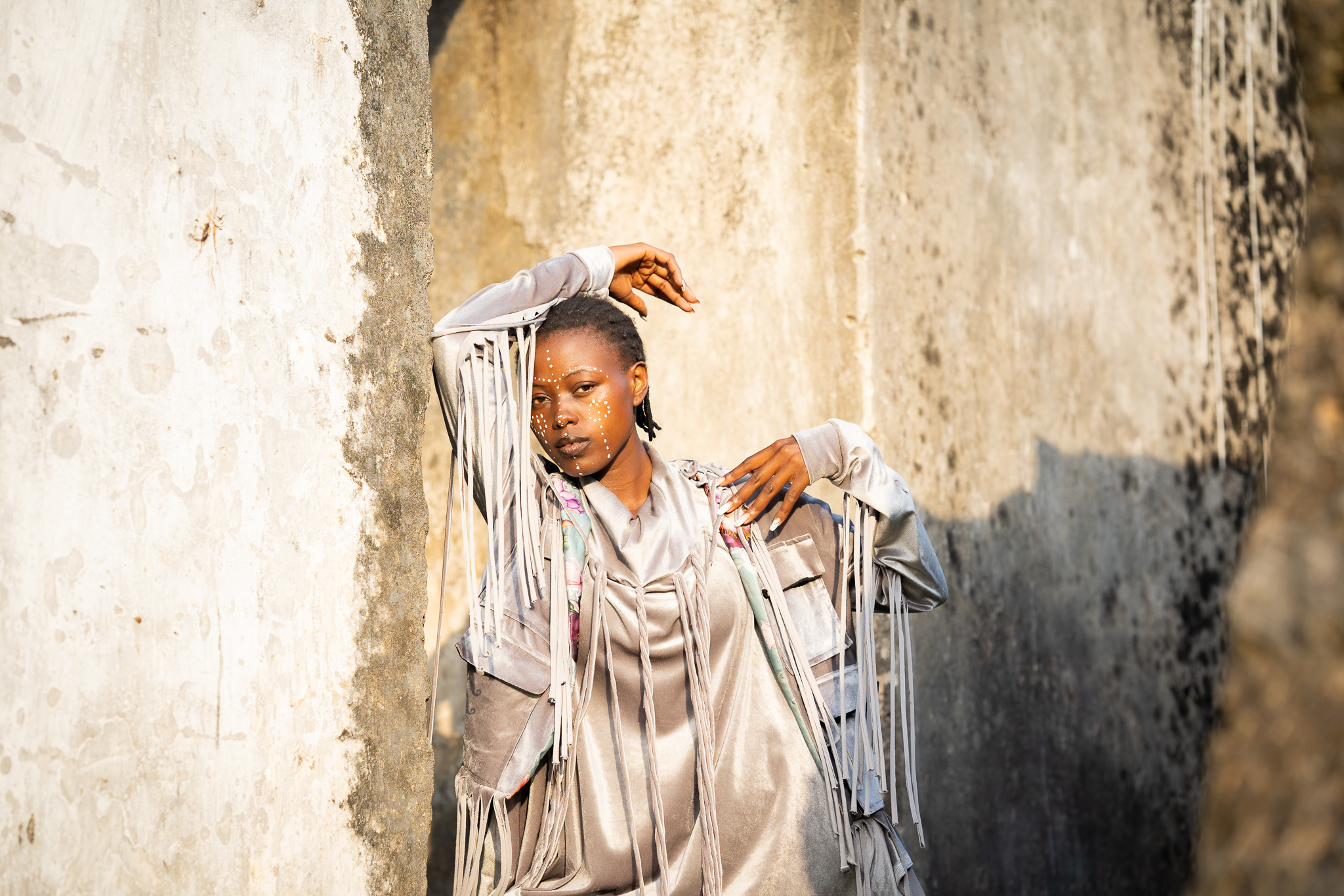 Editorial shoot featuring Evening outfit