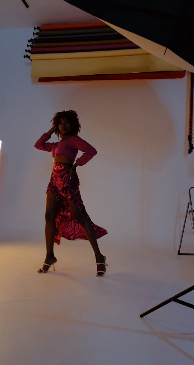 Editorial shoot featuring Evening outfit