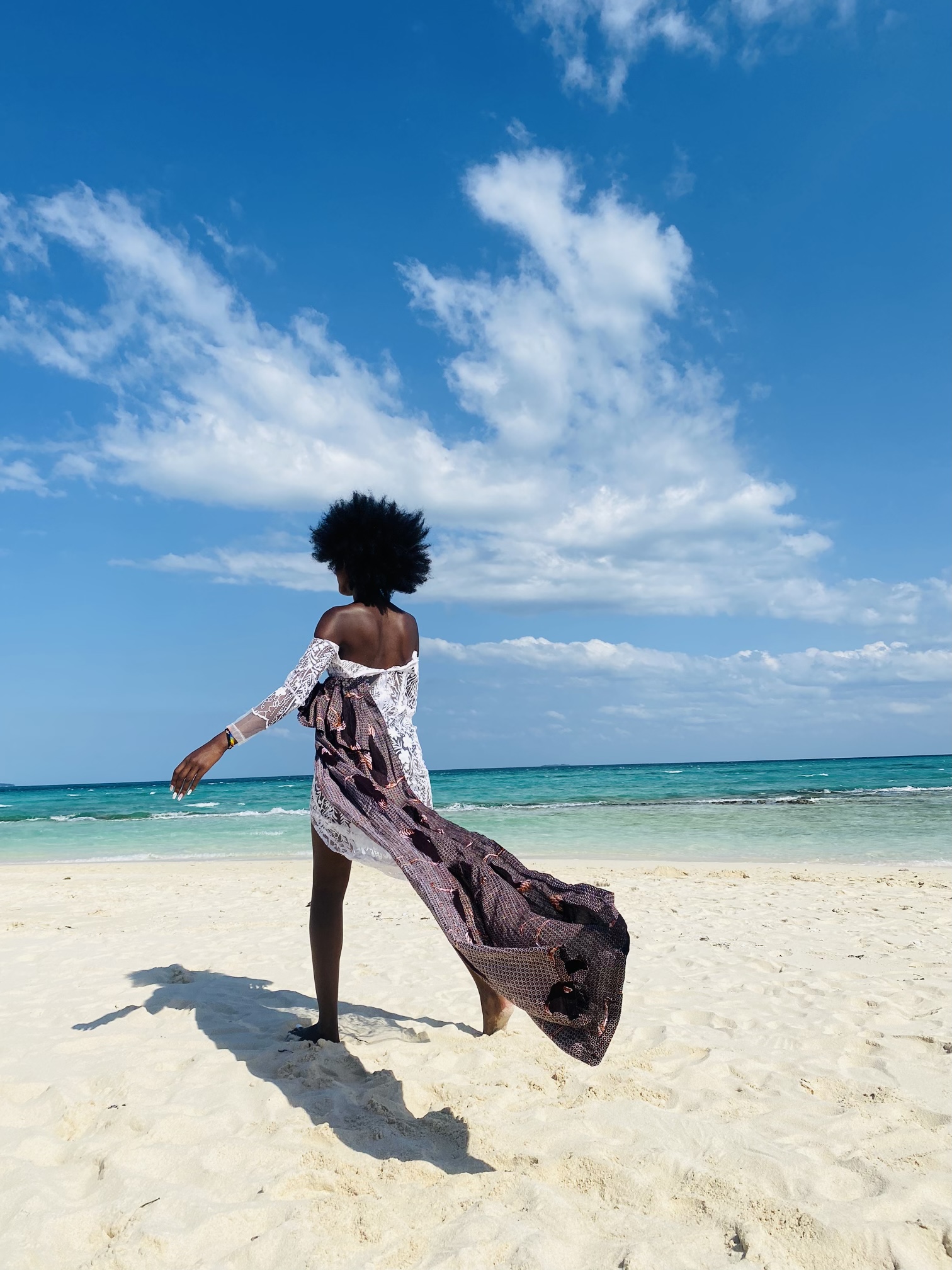 Lifestyle shoot featuring Evening outfit