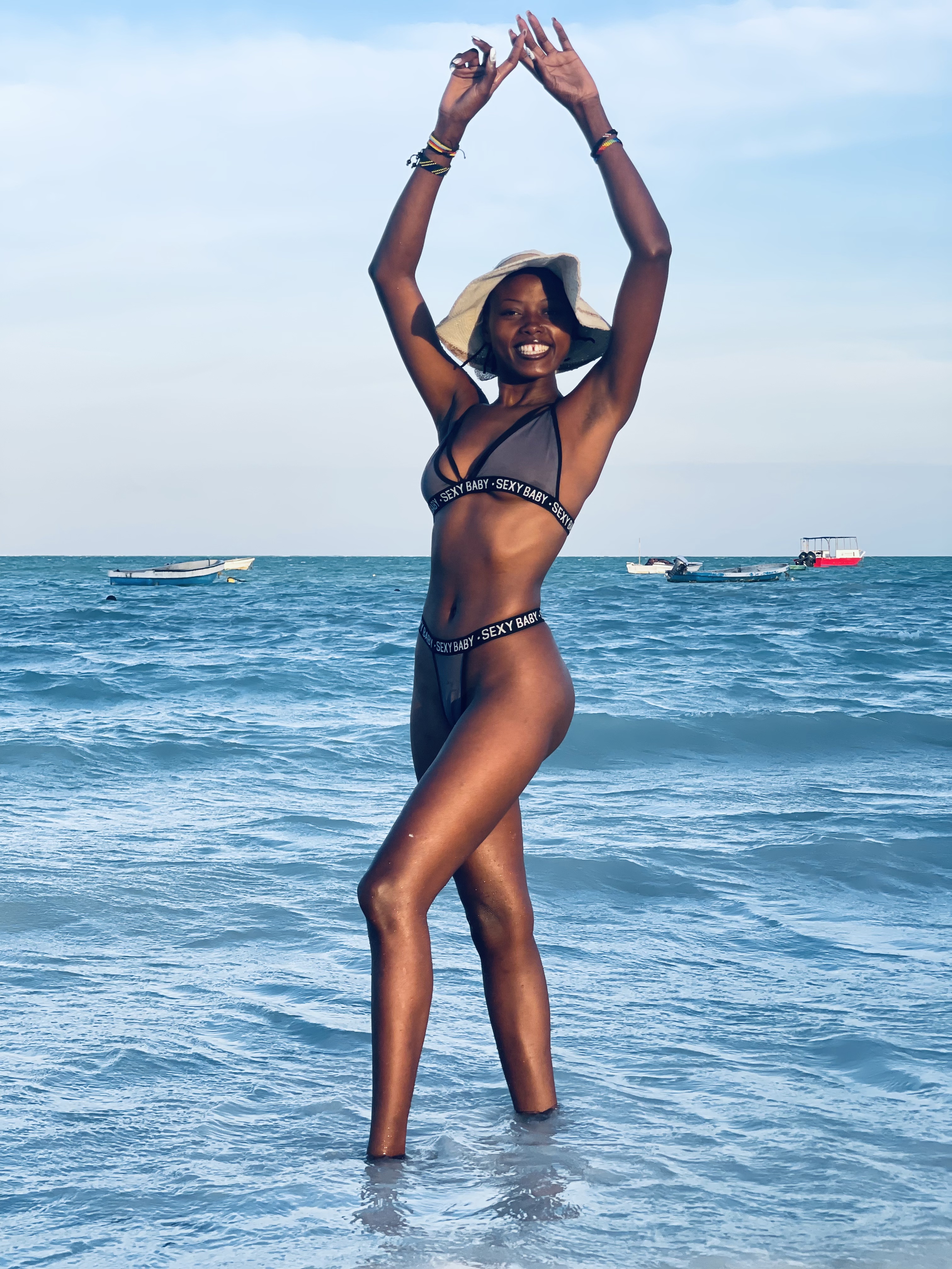 Lifestyle shoot featuring Sportswear outfit