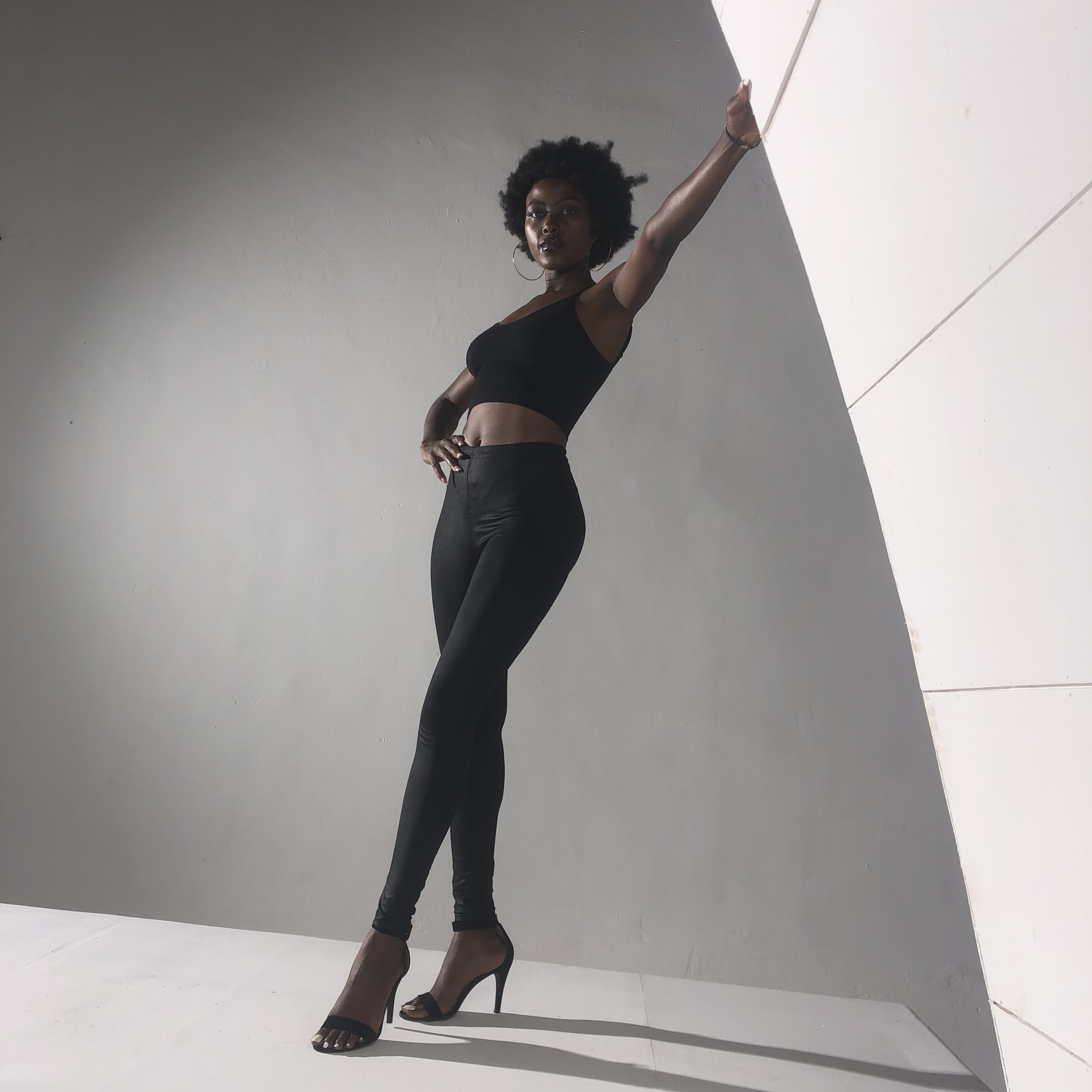 Studio shoot featuring Evening outfit